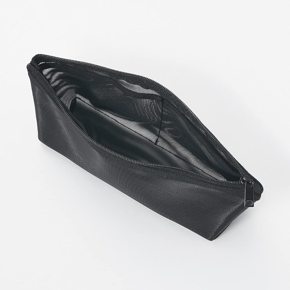 Amazon.com: MUJI Nylon Pen CASE with Gusset Black : Office